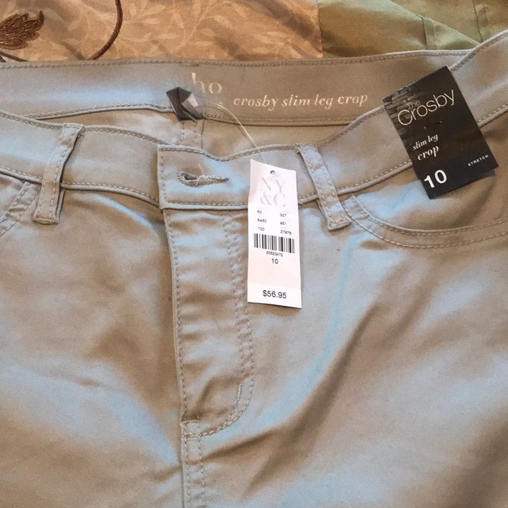 NY & Co Crosby slim leg crop pants